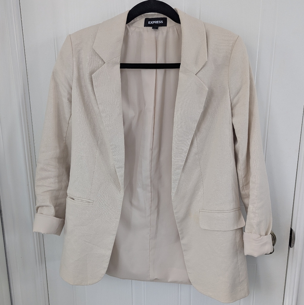 express cream blazer